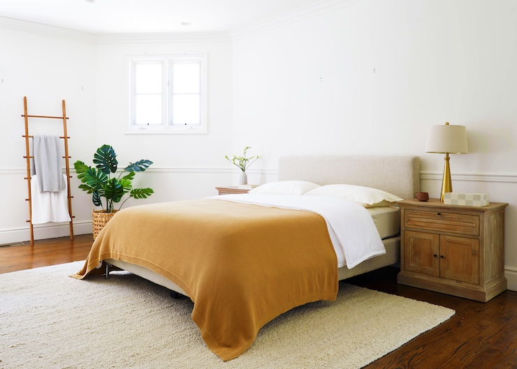 saatva sweater knit blanket