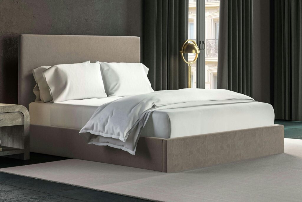 halle with storage room closed taupe