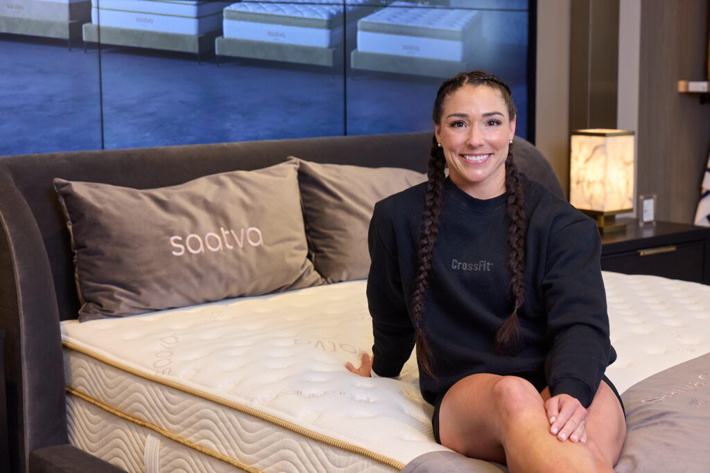 Bethany Flores in the Saatva Pasadena Viewing Room